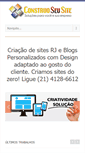 Mobile Screenshot of construoseusite.com.br
