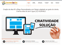 Tablet Screenshot of construoseusite.com.br